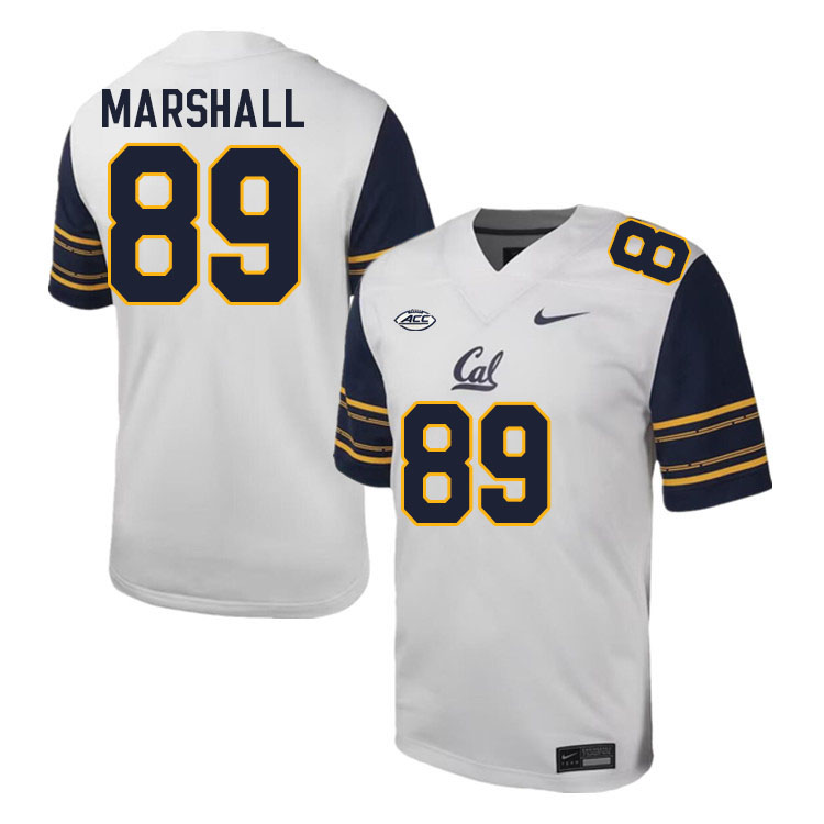 California Golden Bears #89 Ben Marshall ACC Conference College Football Jerseys Stitched-White